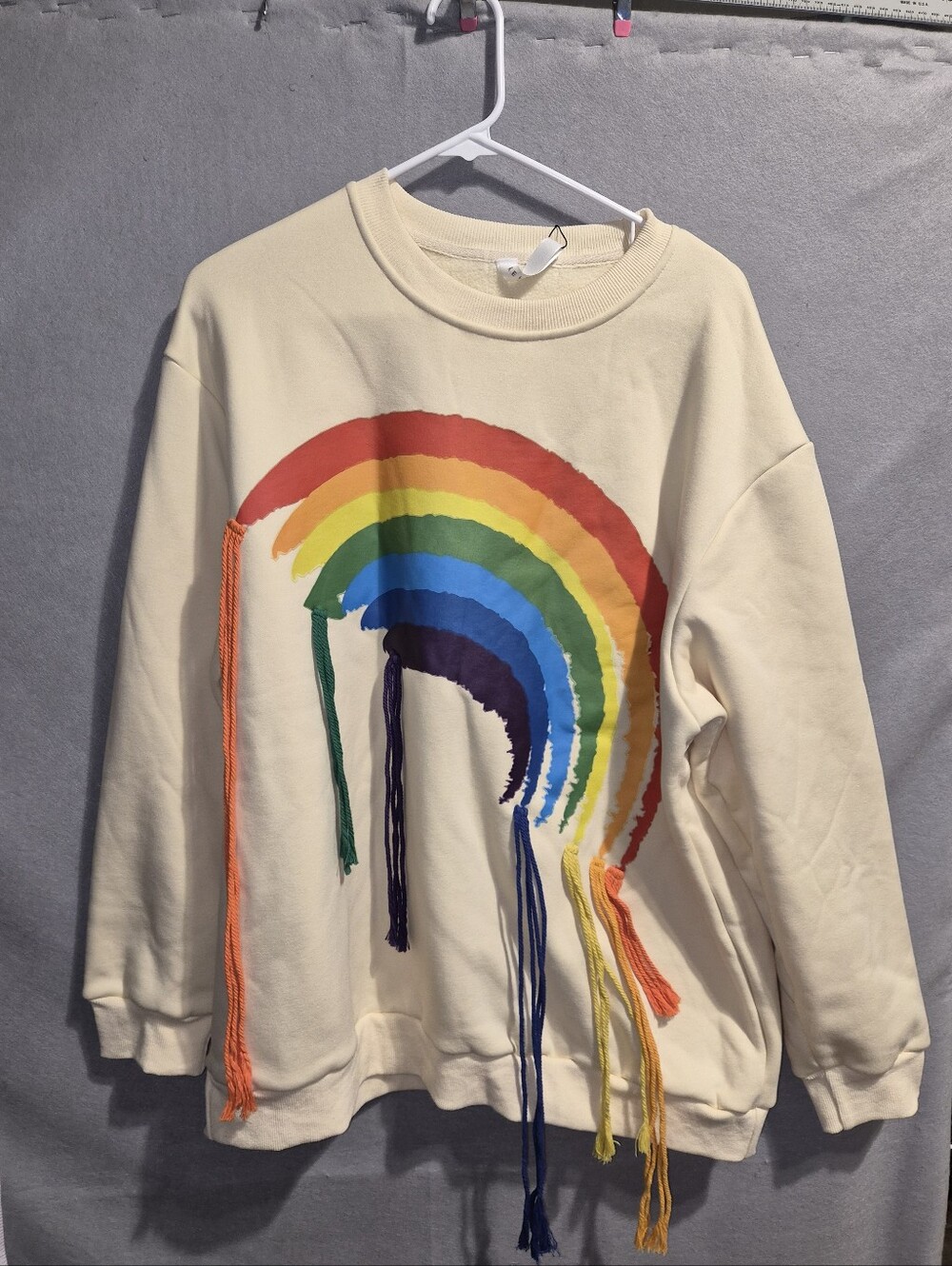Kelly Obi New York Rainbow Graphic Sweatshirt NWT – Approx. Women’s L/XL